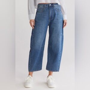 rag & bone chase high rise barrel jeans